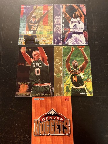 Fleer nba 1995 1996 karten - fleer,