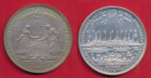 Medaille lübeck schautaler - lübeck,