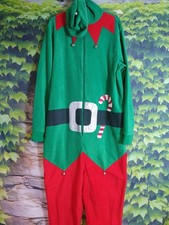 Herren-Kostüm „Weihnachtshelfer“ – Wichtel Overall mit Kapuze Gr. M-L