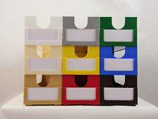 50 x KIEFERMODELLKÄSTEN - FARBE NACH WAHL - MIT ETIKETTIERSYSTEM - KFO-KÄSTEN -