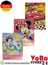 Einladungskarten 5 Stück Disney Prinzessin Minnie Maus Cars Geburtstag Party