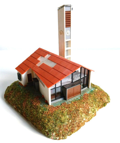 Faller diorama kirche - diorama,