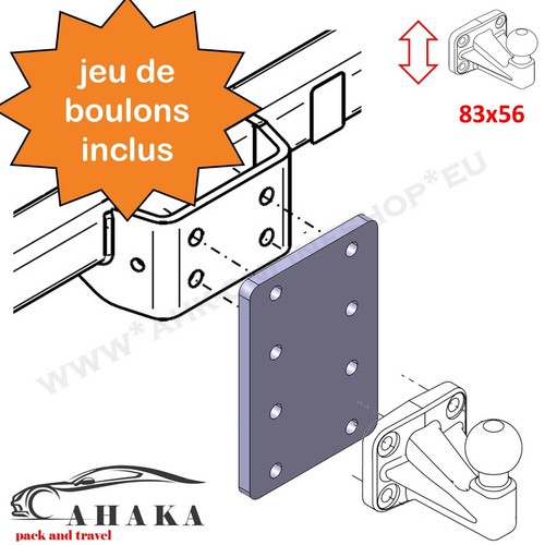 Hebeplatte kupplungskugel - hebeplatte,