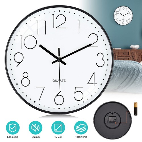 Ziffern wanduhr uhr - 3d,