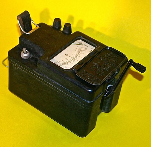 Antikes bakelit elektro megohm - antikes,