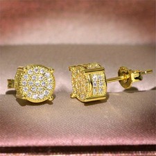 Trendige runde Damen Ohrringe