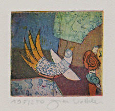 Jutta Votteler, Vogel, Originalgrafik, handsigniert