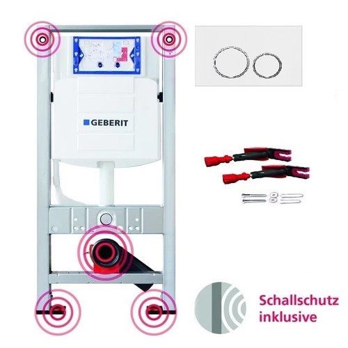 Vorwandelement mit - wc,