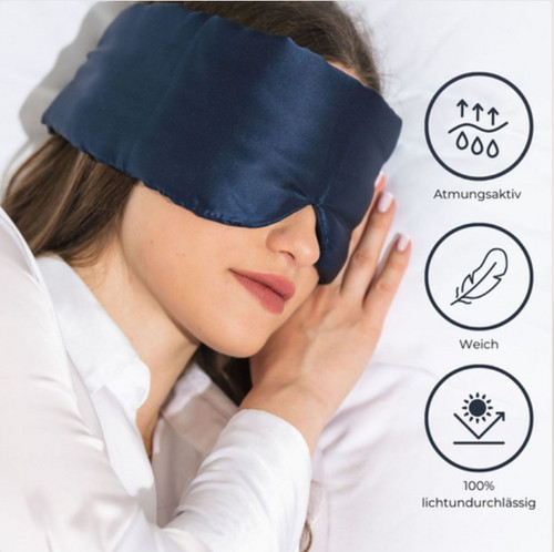 Deep sleep schlafmaske navy - schlafmaske,