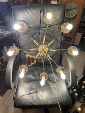 Kronleuchter Messing antik klassisch 8 Arme