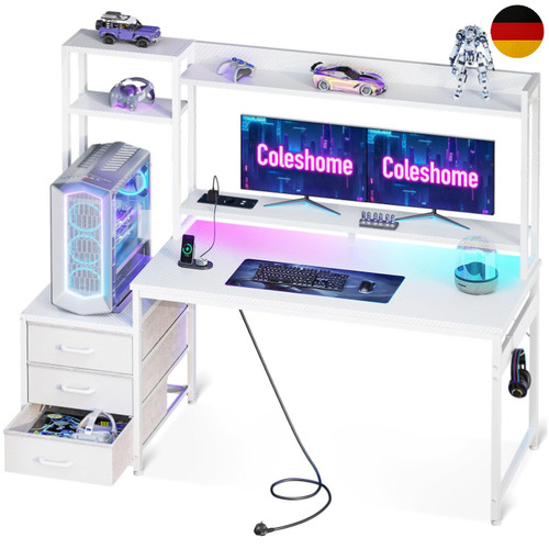 Gaming schreibtisch mit led - gaming,