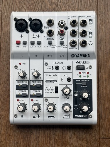 Yamaha ag06 mischpult usb - ag06,
