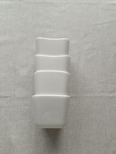 Kleine Schälchen Porzellan weiß 4er-Set Ofenfest