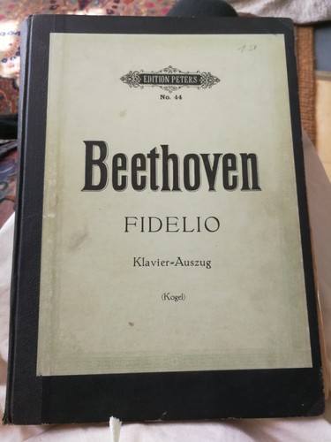 Beethoven fidelio notenbuch - beethoven,