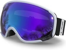 Skibrille Verspiegelt Herren Damen UV-Schutz Brille Schneebrille Snowboard F324