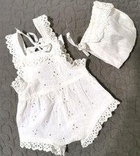 zauberhaftes Puppenoutfit  Spielhose und Haube  f.Käthe Kruse Puppe o.a.