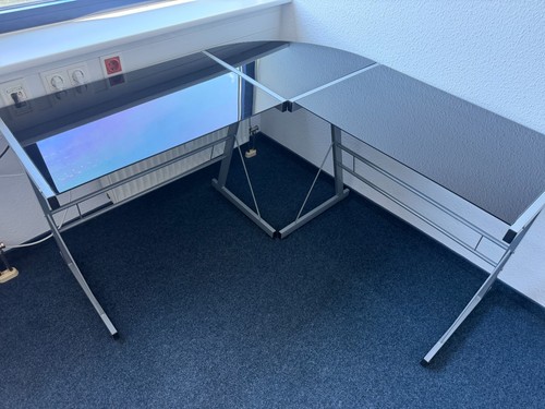 Moderner glas schreibtisch - glas-schreibtisch, /