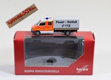 Herpa 1:87 - MB Sprinter DoKa Pritsche/Plane FW Düsseldorf - Art. 046633 - F 805