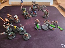 Warhammer 40.000 figures - painted - Necrons, Orcs, Imperium, Grots