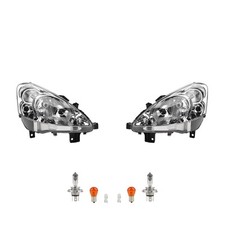 Scheinwerfer Set passend für Peugeot Partner 7 04/08-02/12 + Leuchtmit. li. rec.