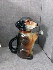 Alte Dackel Figurenkanne