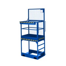 Arbeitsbühne für Stapler Arbeitskorb Montagebühne Staplerkorb, 300kg, extra hoch