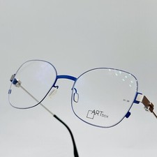 Bajazzo Brille Damen oval blau