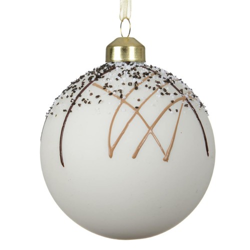 Kaemingk weihnachtskugel weiß - kaemingk,