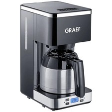 Graef FK 512 Kaffeemaschine Schwarz Fassungsvermögen Tassen=8 Isolierkanne,