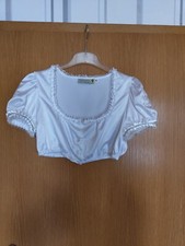 Tramontana Dirndl Bluse elegant weiß Strass Gr. 40 *neuwertig*