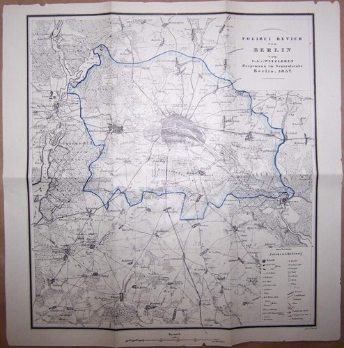 Polizeirevier von berlin 1837 - von,