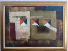 GEMÄLDE 70 x 50 cm ORIGINAL SIGNIERT ABSTRAKTE MALEREI  KUNST UNIKAT