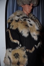 Damenmantel Kunstfell/Shell