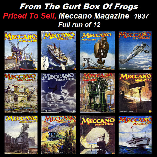 Vintage meccano magazine 1937 - vintage,