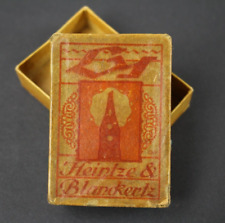 Antiker Verkaufskarton Heintze