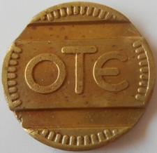 Griechenland, Griechisch, Grèce Griechenland Telefon Medaille, Jeton OTE 22mm sehr selten!!!!