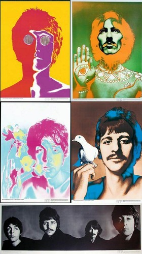 The beatles set posters - set, 5