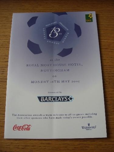 2005 league managers - 16.05.2005,