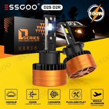 2X D2S 6500K Halogen Hi/Low Beam LED Scheinwerfer Wei Birne Mit Zulassung Auto