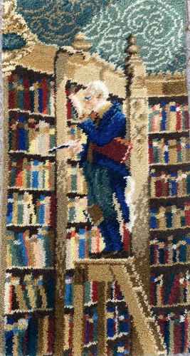 Handgeknüpfter wandteppich - handgeknüpfter,