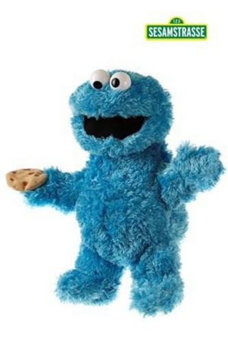 Krümelmonster handpuppe - krümelmonster,