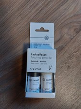 Lackstift Set Blue Anthrazit Perleffekt + Klarlack 2x9 ml