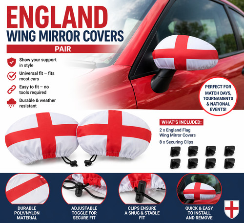 England auto außenspiegel - england,