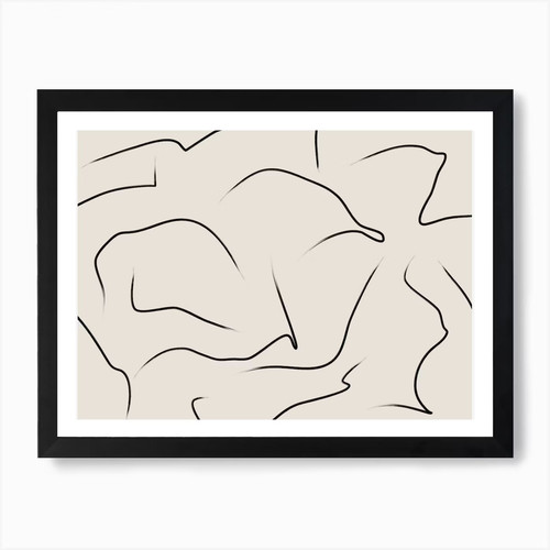 Swirling lines poster - swirling,