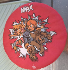 knax frisbee weich stoff klein spielen kinder rot waschbar sparkasse tiere hund