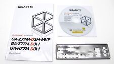 Gigabyte GA-Z77M-D3H Rev.1.1 - Handbuch - Blende - Treiber CD   #310682