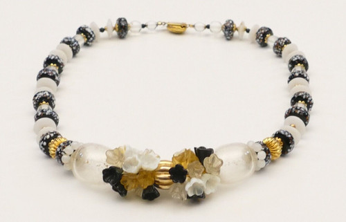 Collier glas perlenkette - collier,