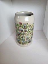 Keramikbierkrug 1 Liter.