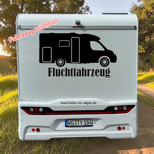 Fluchtfahrzeug wohnmobil - wohnmobil, /