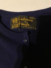 Pringle Cashmere Classic Round Neck Cadigan 97/38 new